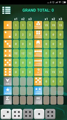Triple Yatzy android App screenshot 2